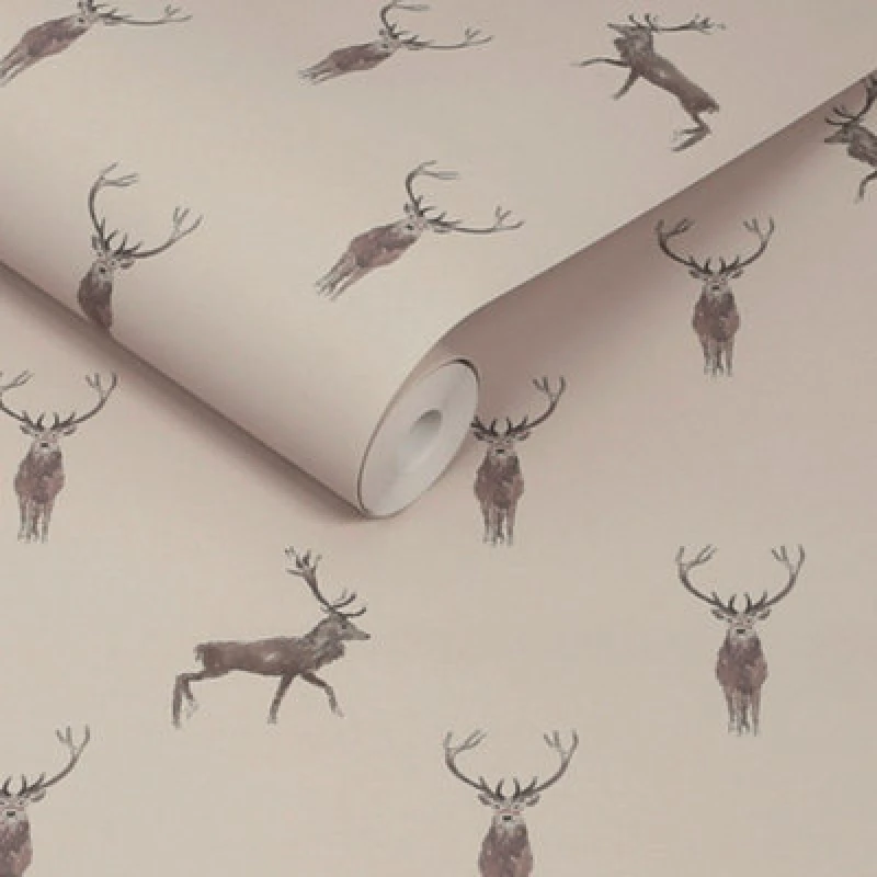 Image of Sophie Allport Highland Stag Rutland Stone Wallpaper