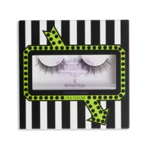 image of Beetlejuice x Makeup Revolution The Lydia Lashes