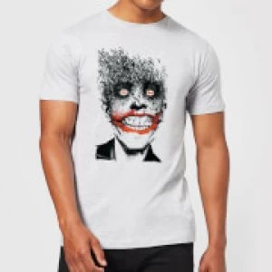 image of DC Comics Batman Joker Face Of Bats T-Shirt - Grey - 3XL