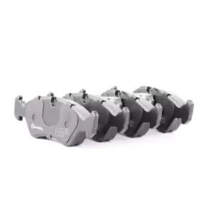 Image of BREMBO Brake pad set OPEL,CHEVROLET,Daewoo P 59 017 11046156,EC11046952012,NP1335 11046152,11046952012,96281939,1605089,1605454,1605696,1605746