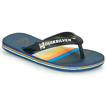 Quiksilver MOLOKAI SLAB boys's Childrens Flip flops / Sandals in Blue kid,4,4.5,5,10 kid,11 kid,11.5 kid,12 kid,13 kid,1 kid,2 kid,2.5 kid