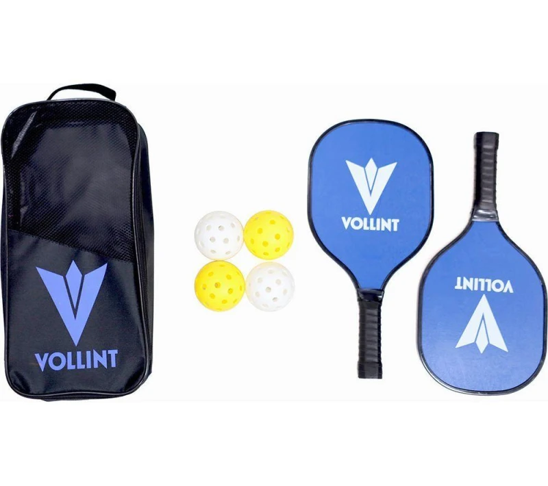 Image of VOLLINT 2 Player Pickleball Set - Blue & Yellow, Blue,Yellow 5060740581929