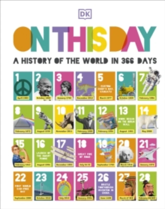 Image of DK On this Day Book Multi unisex