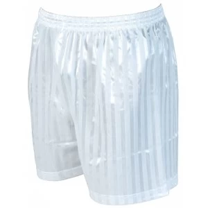Image of Precision Striped Continental Football Shorts 38-40" White