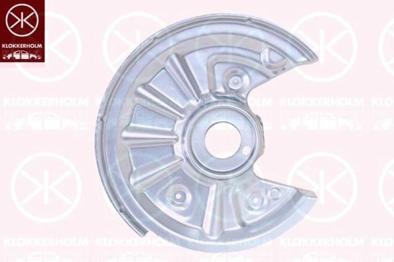 Image of KLOKKERHOLM Brake disc backing plate KLOKKERHOLM 6614878