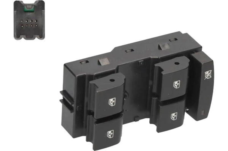 Image of Alfa e-Parts AF00461 Switch, window winder Driver side Plastic Switch,window winder (1761)