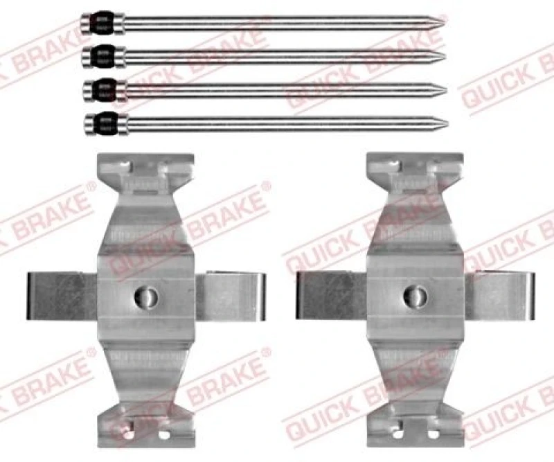 Image of QUICK BRAKE Brake pad fitting kit QUICK BRAKE 109-1804