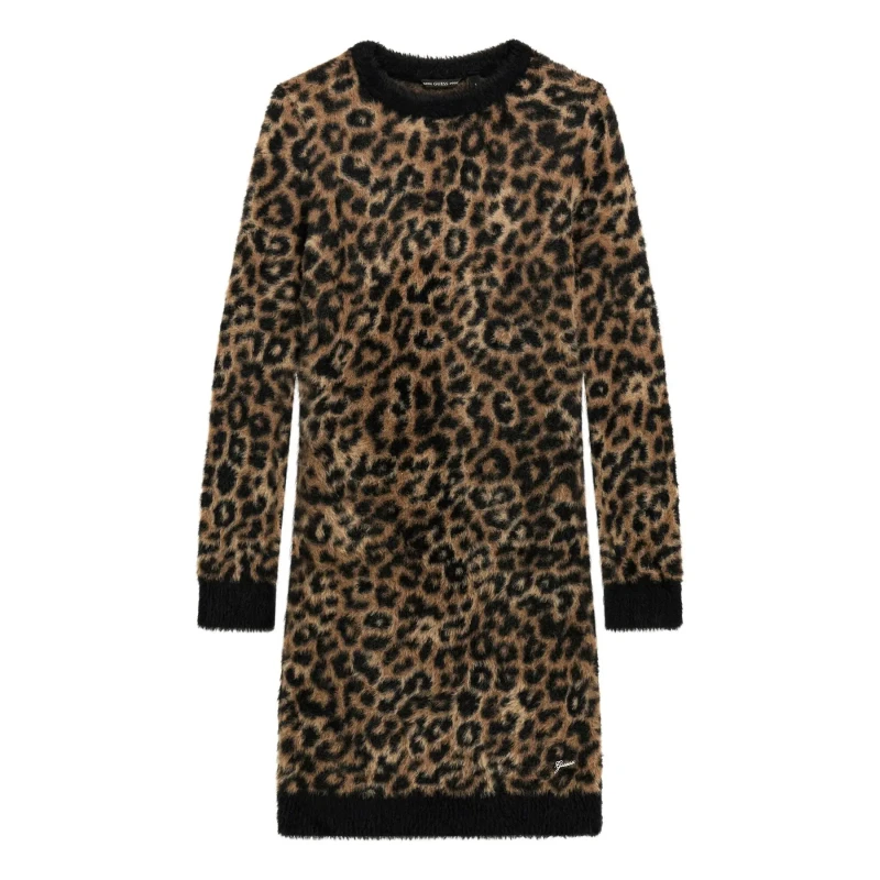 Image of Guess Girl's sweater dress Guess Marron Female 8 ans
