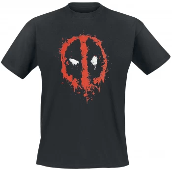 Image of Marvel Comics Deadpool - Splat Unisex XX-Large T-Shirt - Black