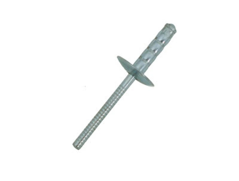 Image of Jrp Riveting Products 4.8 X 15mm Steel / Steel Large Flange Head Multigrip Rivets - Jrpslm4815 - Box Of 250