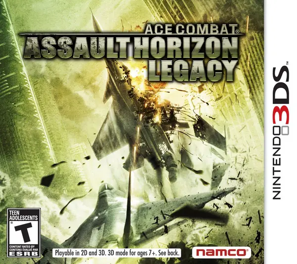 image of Ace Combat Assault Horizon Legacy Plus Nintendo 3DS Game