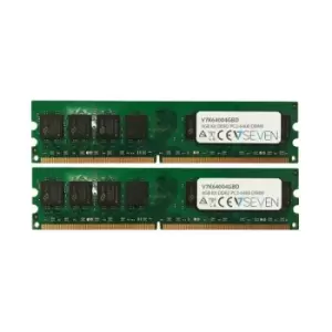 Image of V7 4GB DDR2 PC2-6400 800MHZ DIMM Desktop Memory Module V7K64004GBD