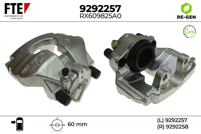 Image of Brake caliper FTE 9292257