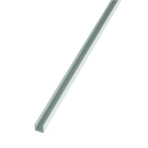 Image of Wickes 11.5mm Multi Purpose U Section - White PVCu 1m