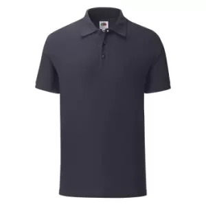 Image of Fruit Of The Loom Mens Tailored Poly/Cotton Piqu Polo Shirt (M) (Deep Navy)
