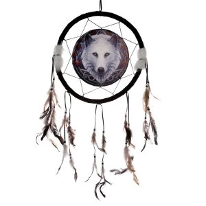 Lisa Parker Guardian of the Fall Wolf Dreamcatcher 33cm