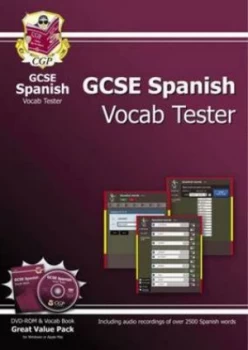 Image of Gcse Spanish Interactive Vocab Tester - Dvd-Rom and Vocab Book a -G Course Hardback