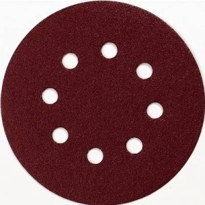 Image of Makita P-43555 Router sandpaper Hook-and-loop-backed Grit size 80 (Ø) 125mm 10 pc(s)
