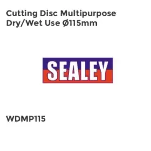 image of Cutting Disc Multipurpose Dry/Wet Use 115mm