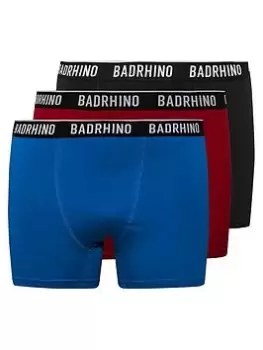 image of BadRhino 3 Pack Trunks - Multi, Size 2XL, Men