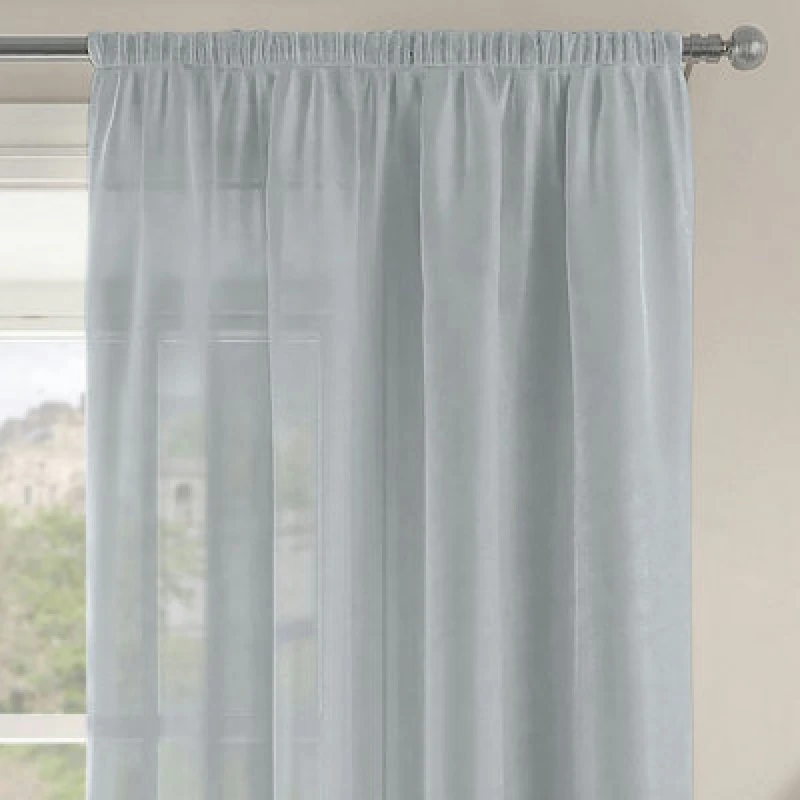 Image of Velosso Riva Slot Top Voile Panel - Silver