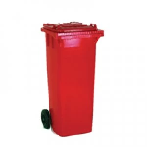 Image of Slingsby Refuse Container 80 Litre 2 Wheel Red 331270