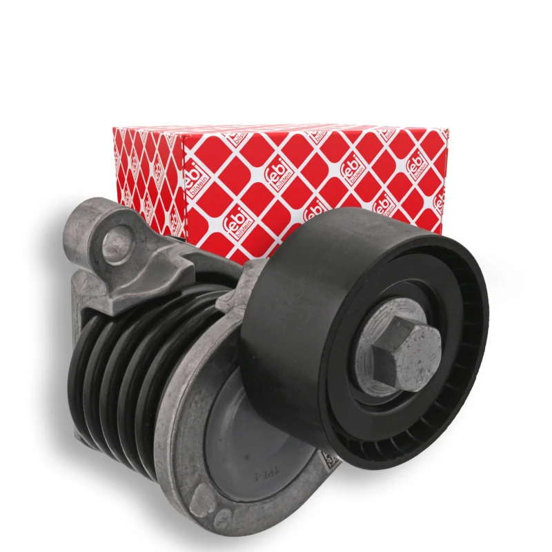 Image of FEBI BILSTEIN 45554 Tensioner Belt Tensioner,v-ribbed belt (541)