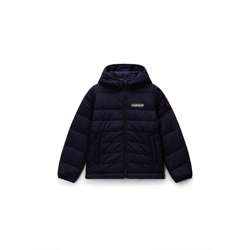 Image of Napapijri Kids Napa Gesar Insulated Short Puffer Jacket Blue Marine 176 male 10Y