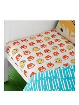 Image of Cosatto Cosatto Tiger Tropics Twin Pack Fitted Sheet - Junior