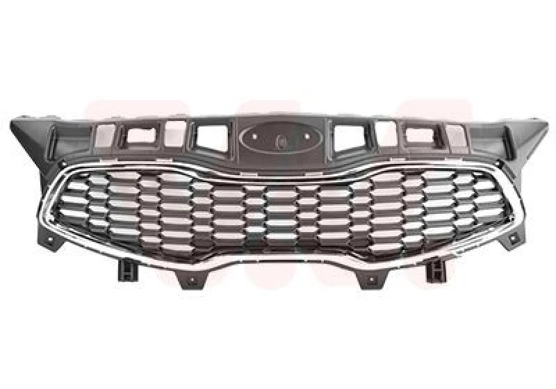 Image of VAN WEZEL Radiator Grille VAN WEZEL 8356514
