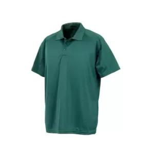 Image of Spiro Unisex Adults Impact Performance Aircool Polo Shirt (3XL) (Bottle Green)