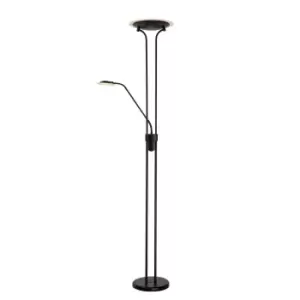 Image of Champion-Led Modern Floor Reading Lamp - LED Dim. - 3000K - Black