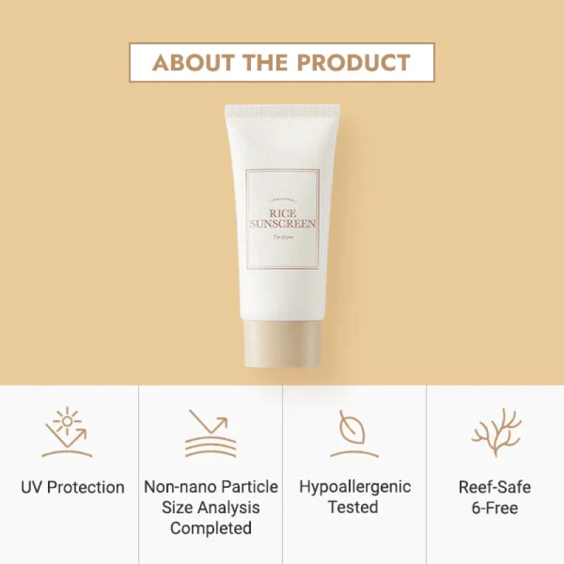 Image of I'm From I'm From Rice Sunscreen SPF50+ 50ml