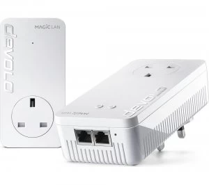 DEVOLO Magic 1 8361 WiFi Powerline Adapter Kit - Twin Pack