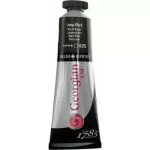 Image of Daler-Rowney 111014035 Georgian Oil 38ml Lamp Black