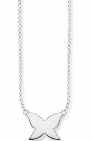 Image of Ladies Thomas Sabo Sterling Silver BUTTERFLY NECKLACE KE1481-001-12-L42V