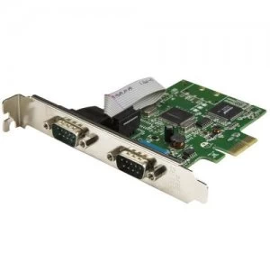 Image of 2PT PCIe Serial Card with 16C1050 UART