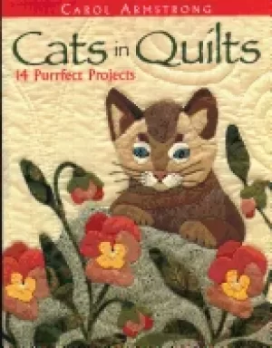 Image of cats in quilts 14 purrfect projects