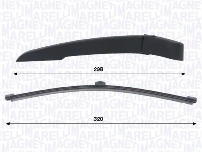 Image of MAGNETI MARELLI Wiper arm set MAGNETI MARELLI 000723180449