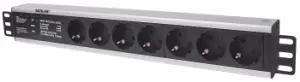 image of Intellinet 19" 1.5U Rackmount 7-Way Power Strip - German Type",...