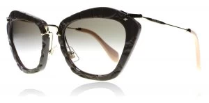 Image of Miu Miu Noir Sunglasses Beige USY4K0 55mm