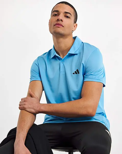 Image of Adidas adidas Essentials Base Polo Blue Male 2XL(48/52) AS83605