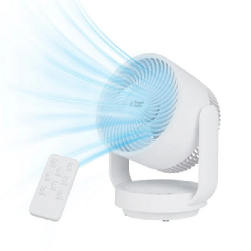 Image of Russell Hobbs 9" Desktop Circulator Fan With 7 Speed Settings Black