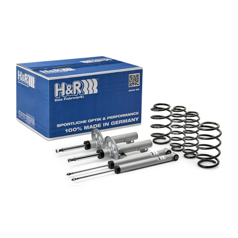 Image of Suspension kit, coil springs / shock absorbers H&R 31041-1