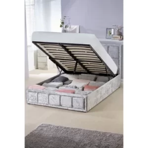 Image of Hannover Crushed Velvet Ottoman Bed
