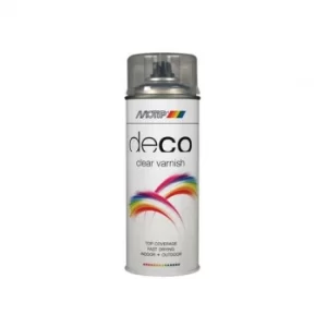 image of PlastiKote Deco Spray Clear Lacquer High Gloss 400ml