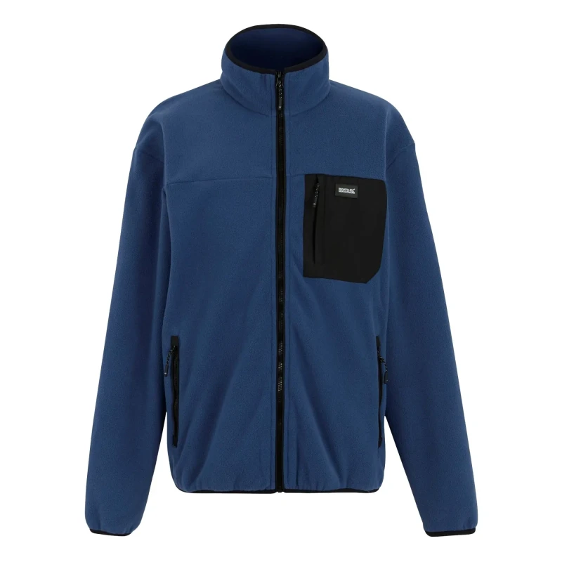 Image of Regatta Regatta Men 'Frankie' Full Zip Fleece in Duck Egg Blue Size: 2X-large Duck Egg Blue XXL Male 5063516105022