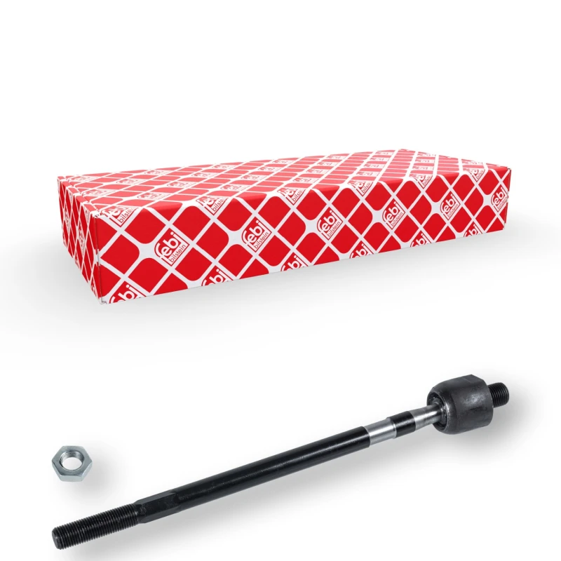 Image of FEBI BILSTEIN 29693 Inner Tie Rod OE Turbo NEW, Front axle both sides, with counter nut Inner Tie Rod (51)
