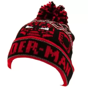Image of Spider-Man Childrens/Kids Bobble Beanie (One Size) (Red/Black/White)