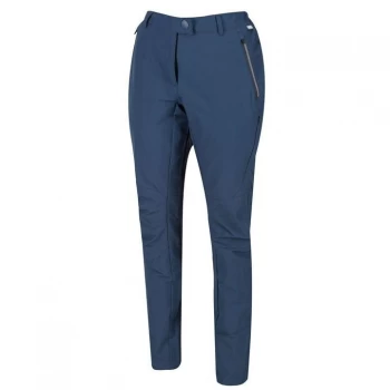 Image of Regatta Womens Highton Stretch Walking Trousers(Regular L - Dark Denim